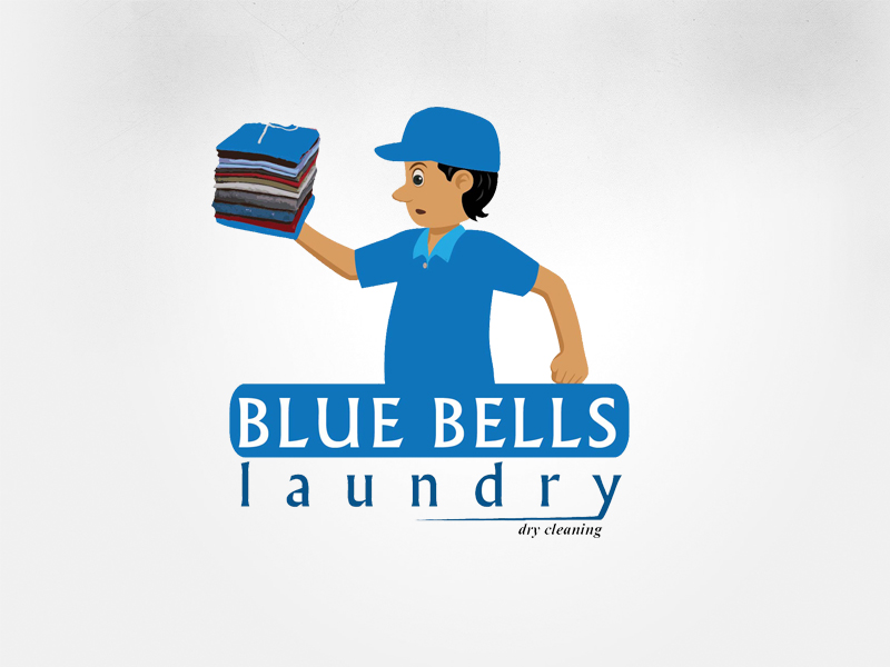 blue bells laundry render infotech, web design, logo