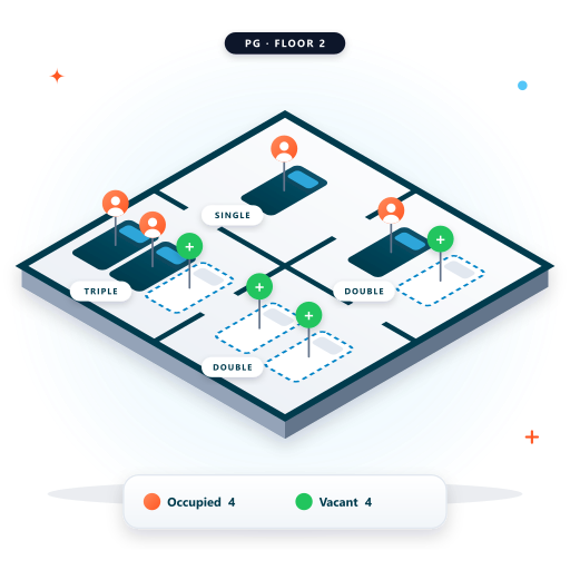 Real-Time Bed & Room Vacancy Matrix